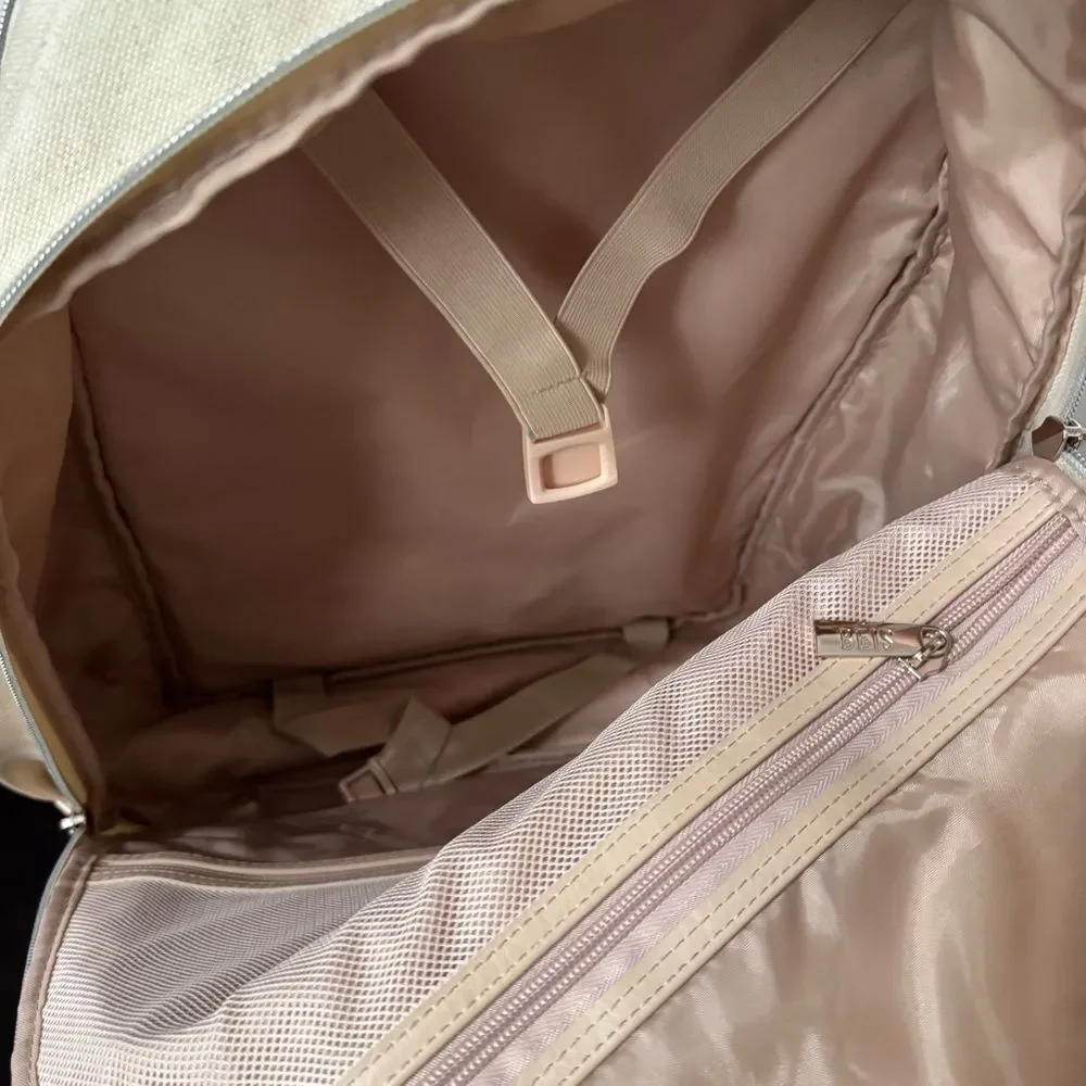 Beis The Travel Backpack in Beige